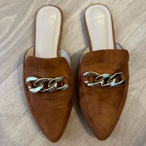 Women’s mules, size 10. Crown and ivy brand, wore once